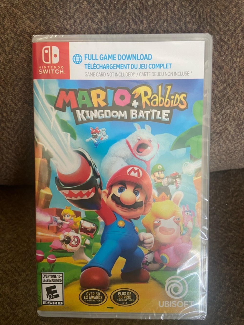 Nintendo Mario + Rabbids Kingdom Battle (Red/Blue) New sealed